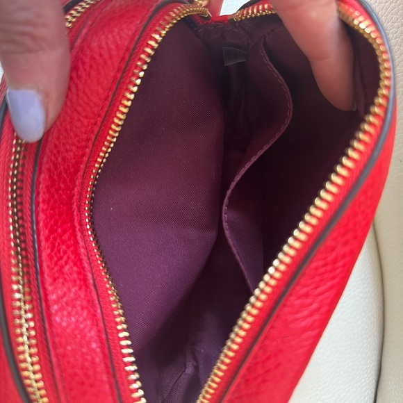 Tory Burch NWT Perry Patchwork Hearts 💕Mini Bag Leather Crossbody Adjustable - Picture 9 of 14